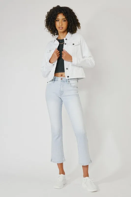 Kancan - White Denim Jacket