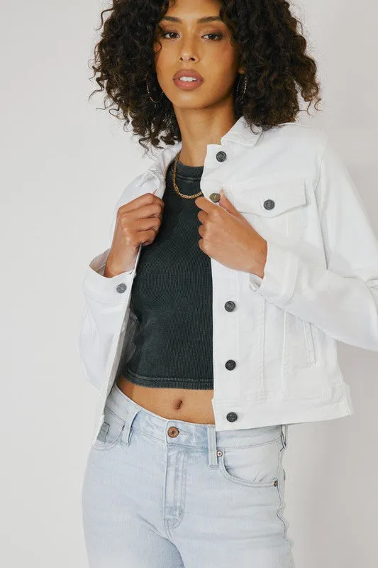 Kancan - White Denim Jacket