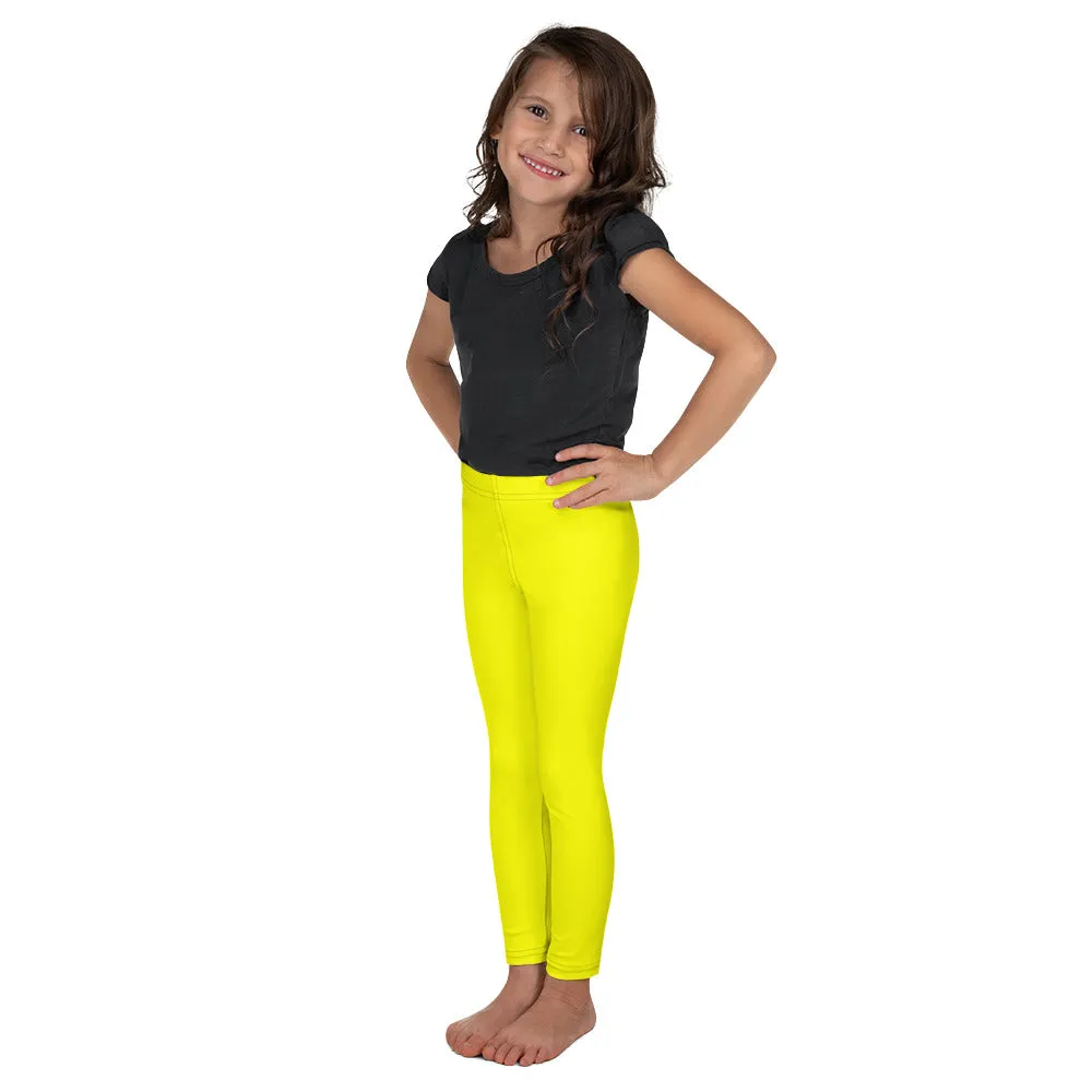 Kids Leggings Yellow