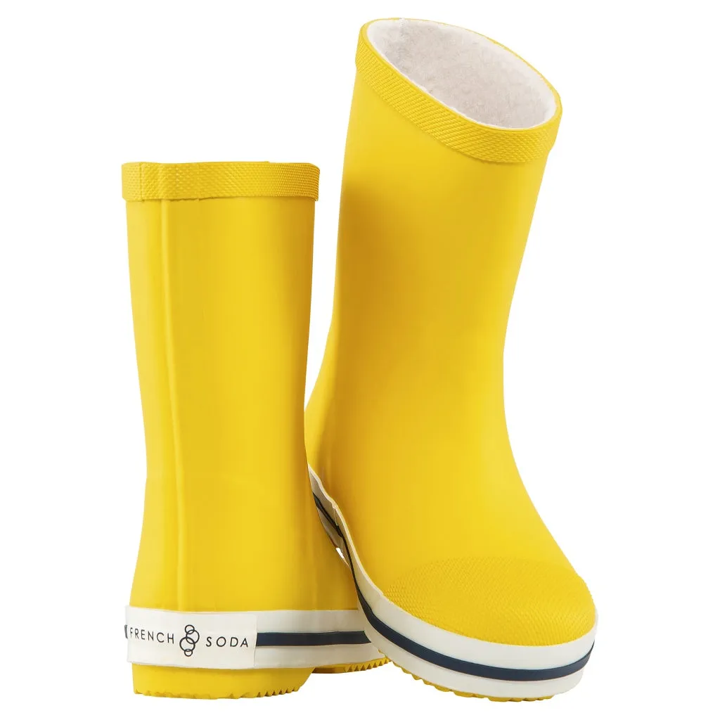 Kids' Rubber Gumboot - Yellow