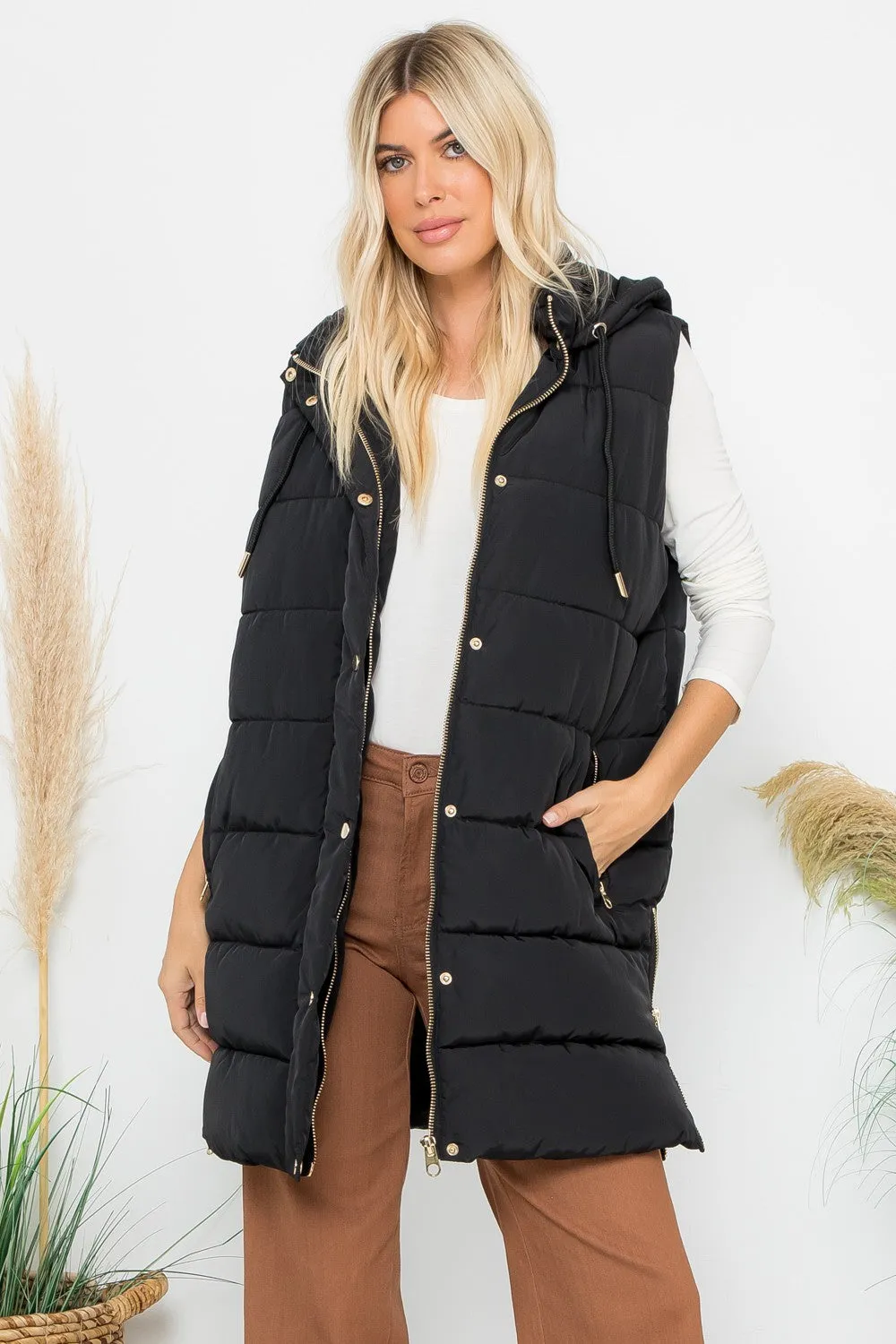 Long Puffer Vest