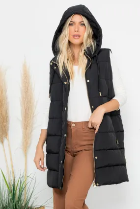 Long Puffer Vest