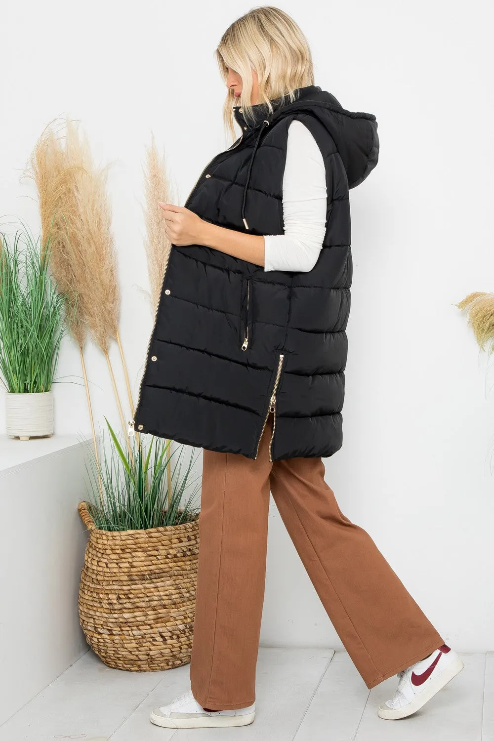 Long Puffer Vest