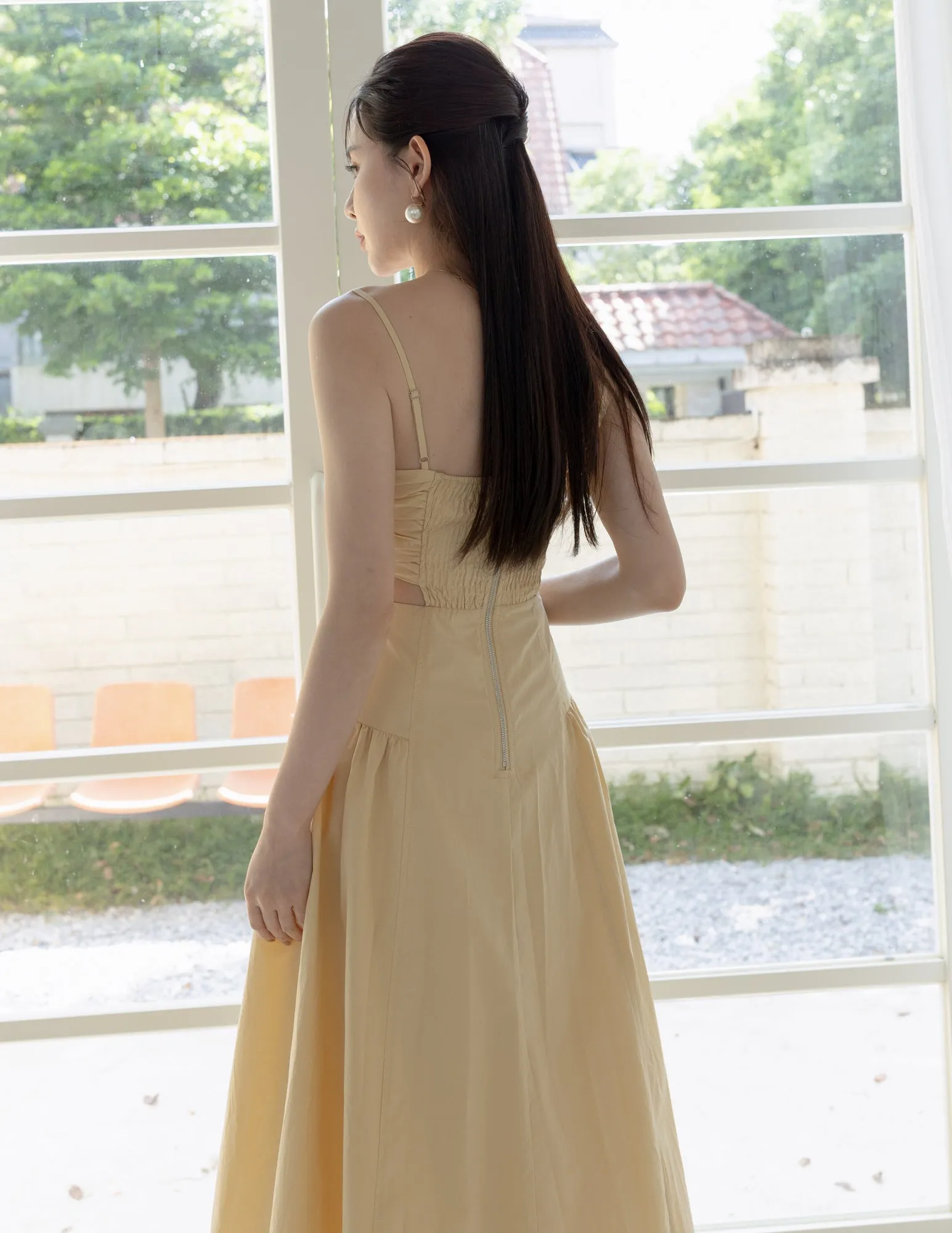 Megan Dress in Yellow