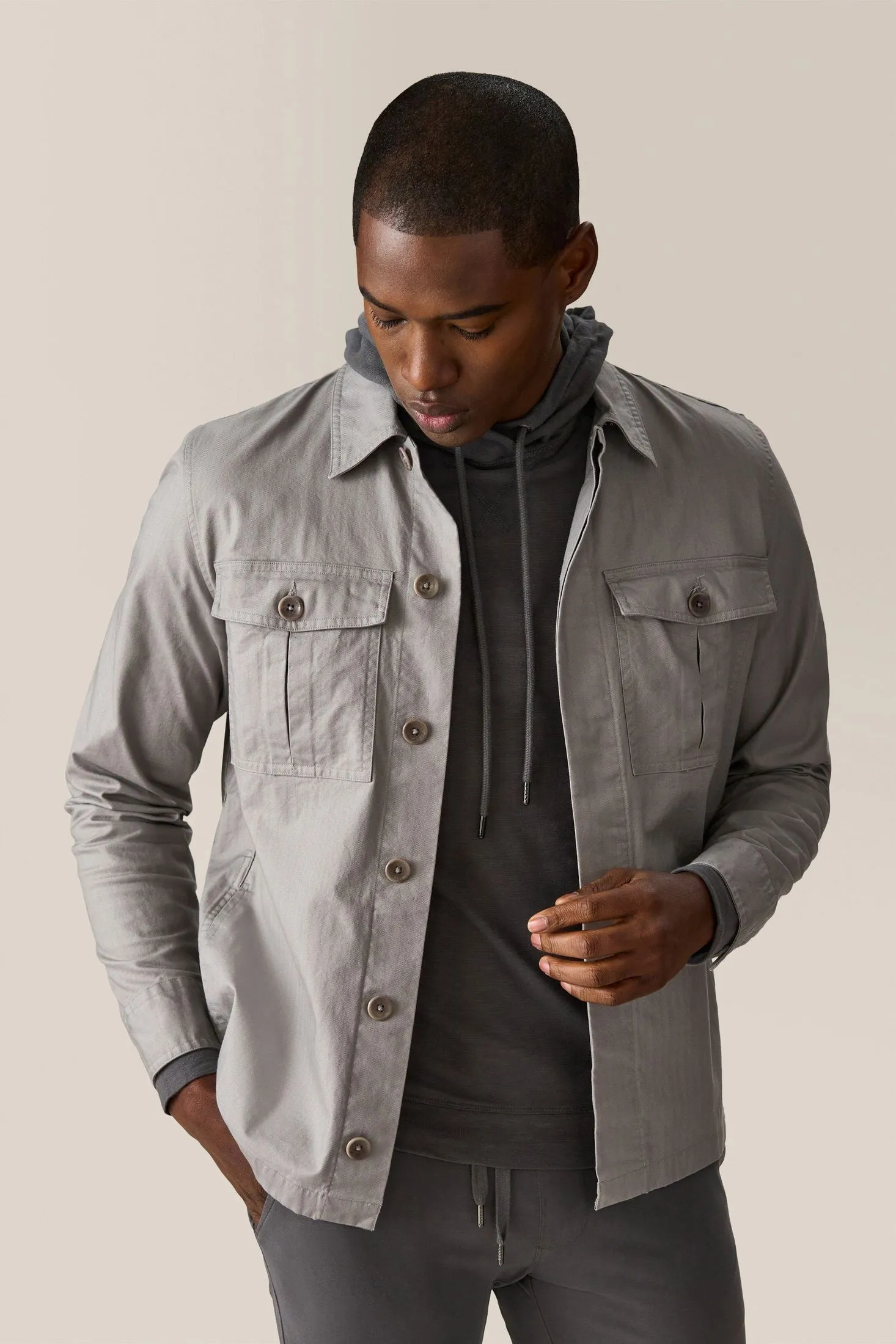 Military Jacket | Responsible Lite-Stretch Cotton