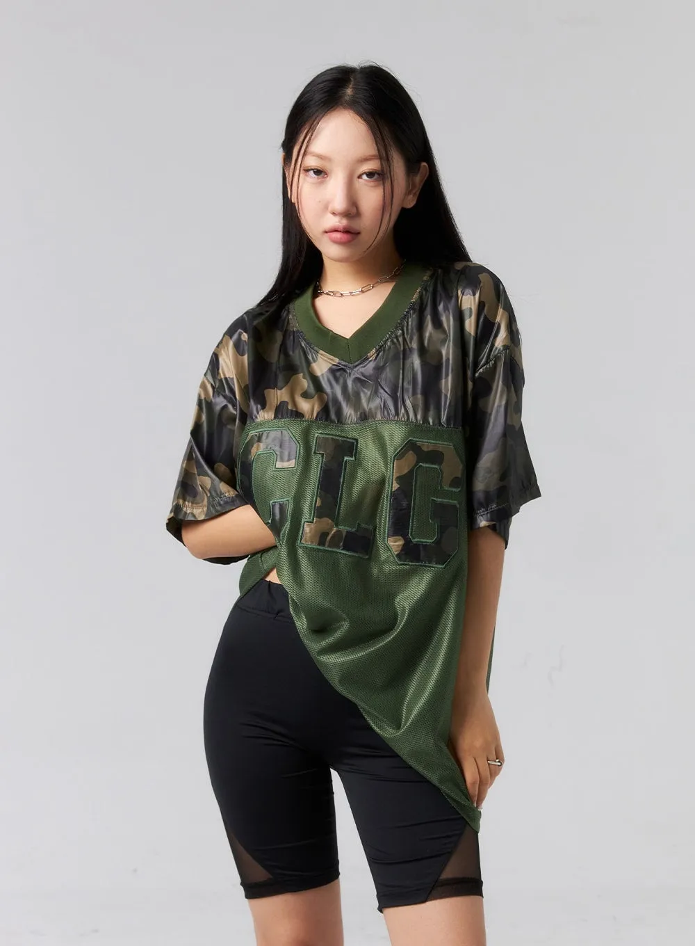 Military Print Tee CL319