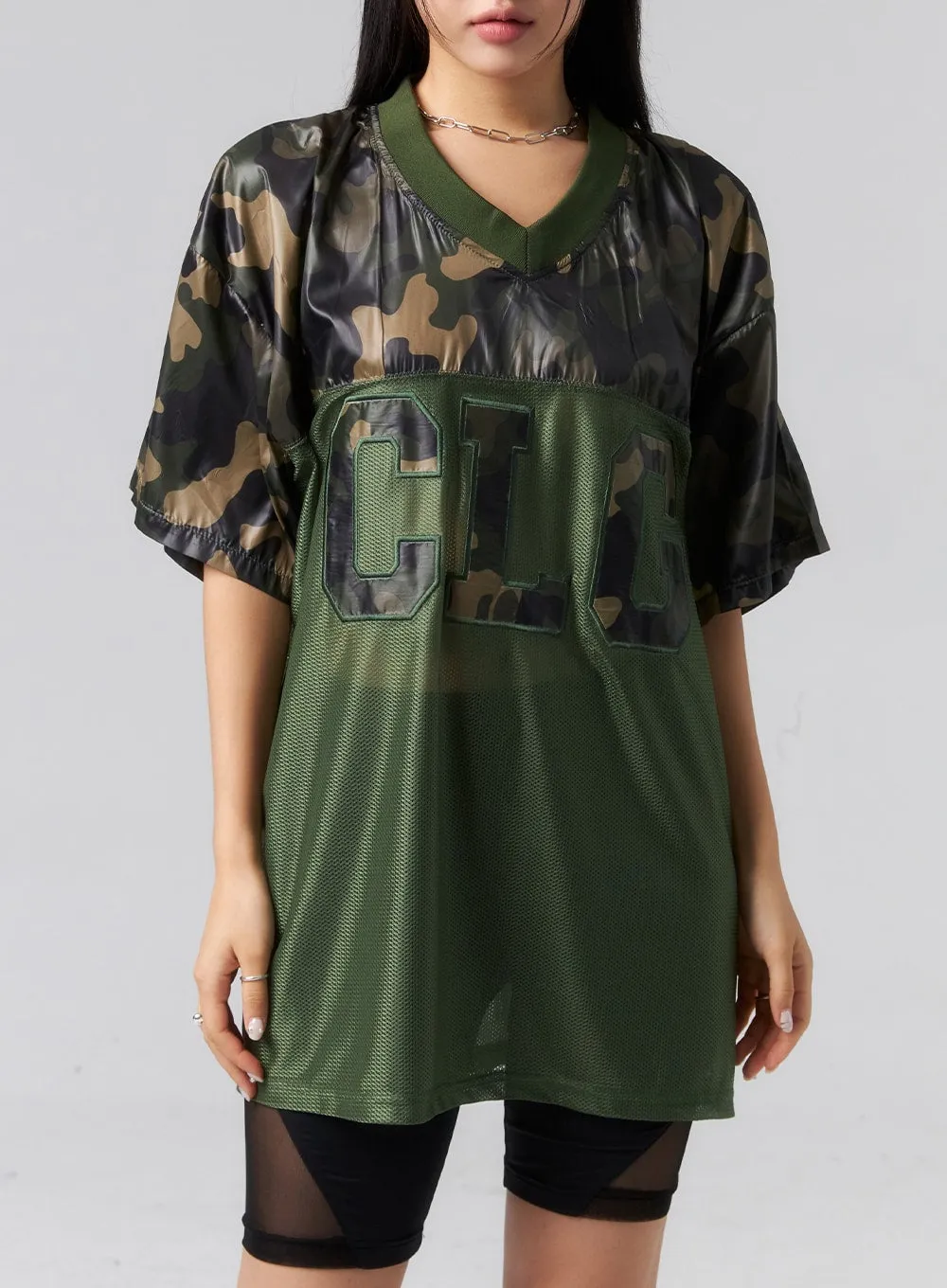 Military Print Tee CL319