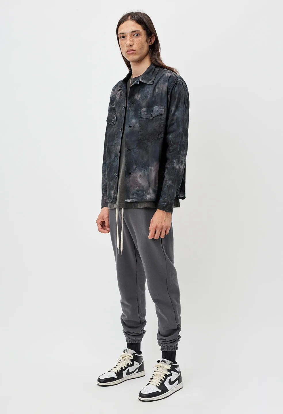 Military Workshirt / Midnight Tie Dye