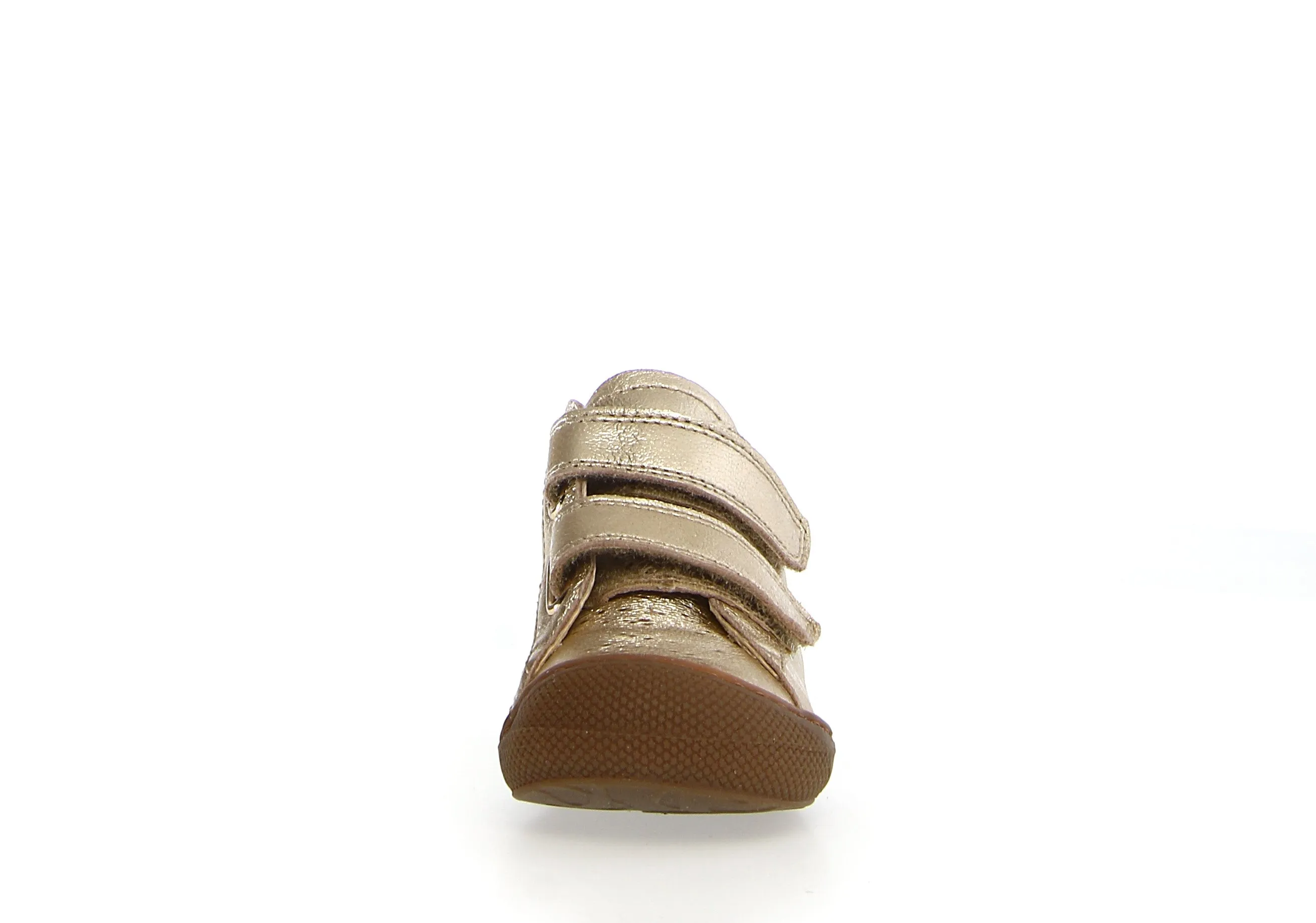 NATURINO COCOON velcro Pebbled Met Platinium chaussures