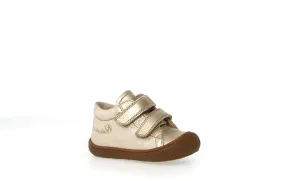 NATURINO COCOON velcro Pebbled Met Platinium chaussures