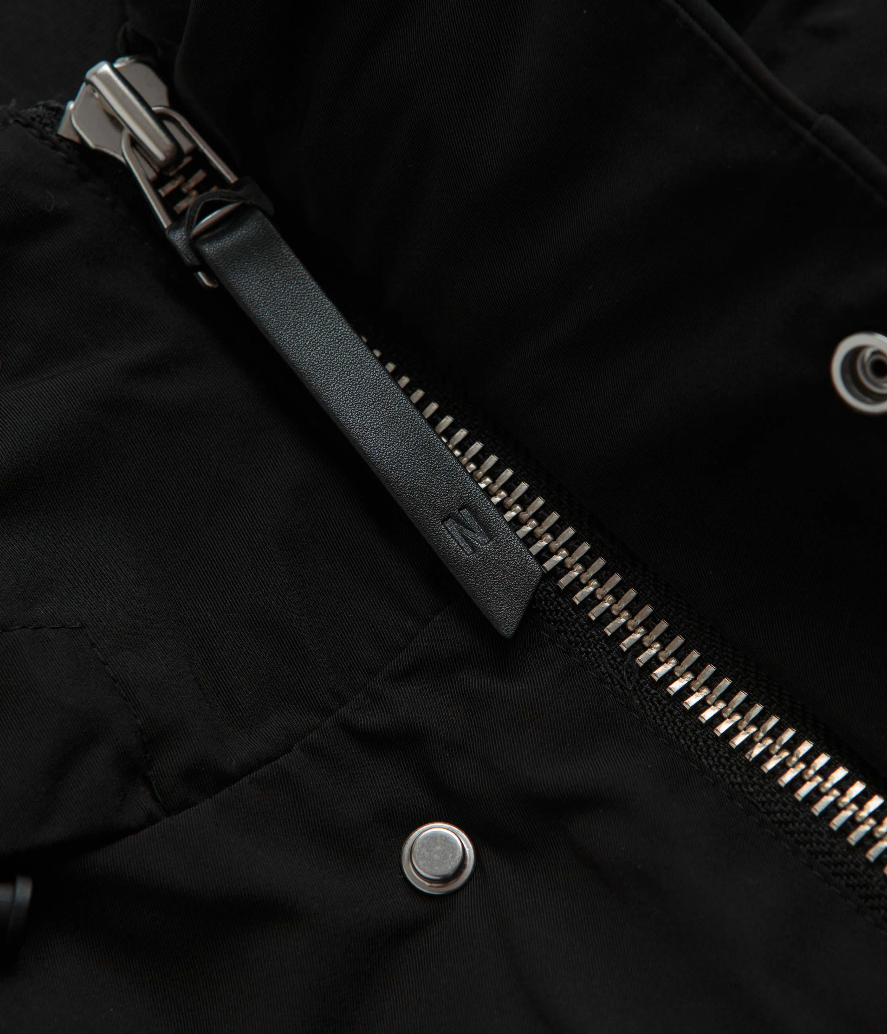 Norse Projects Stavanger Military Nylon Parka - Black