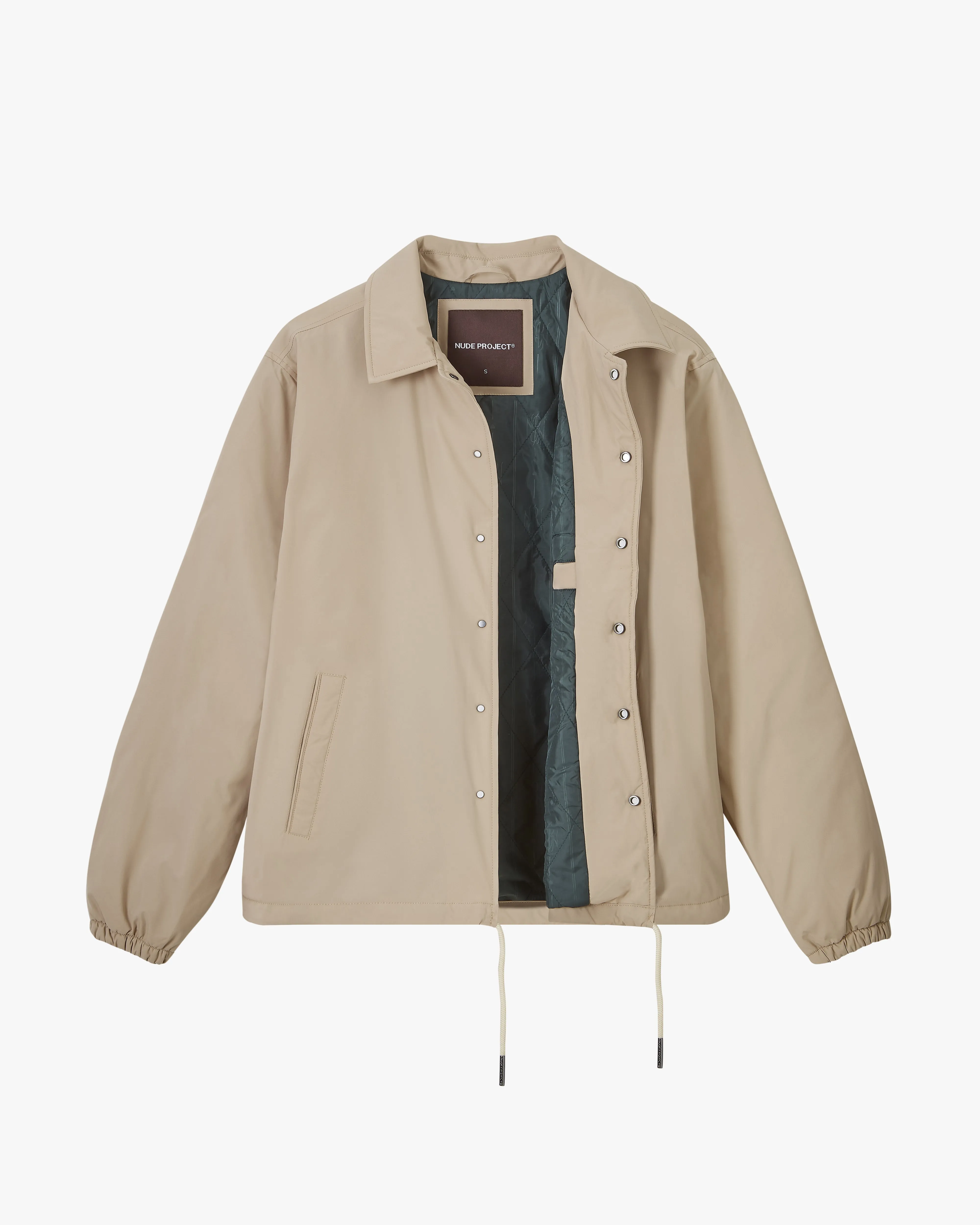 NUDE COACH JACKET BEIGE