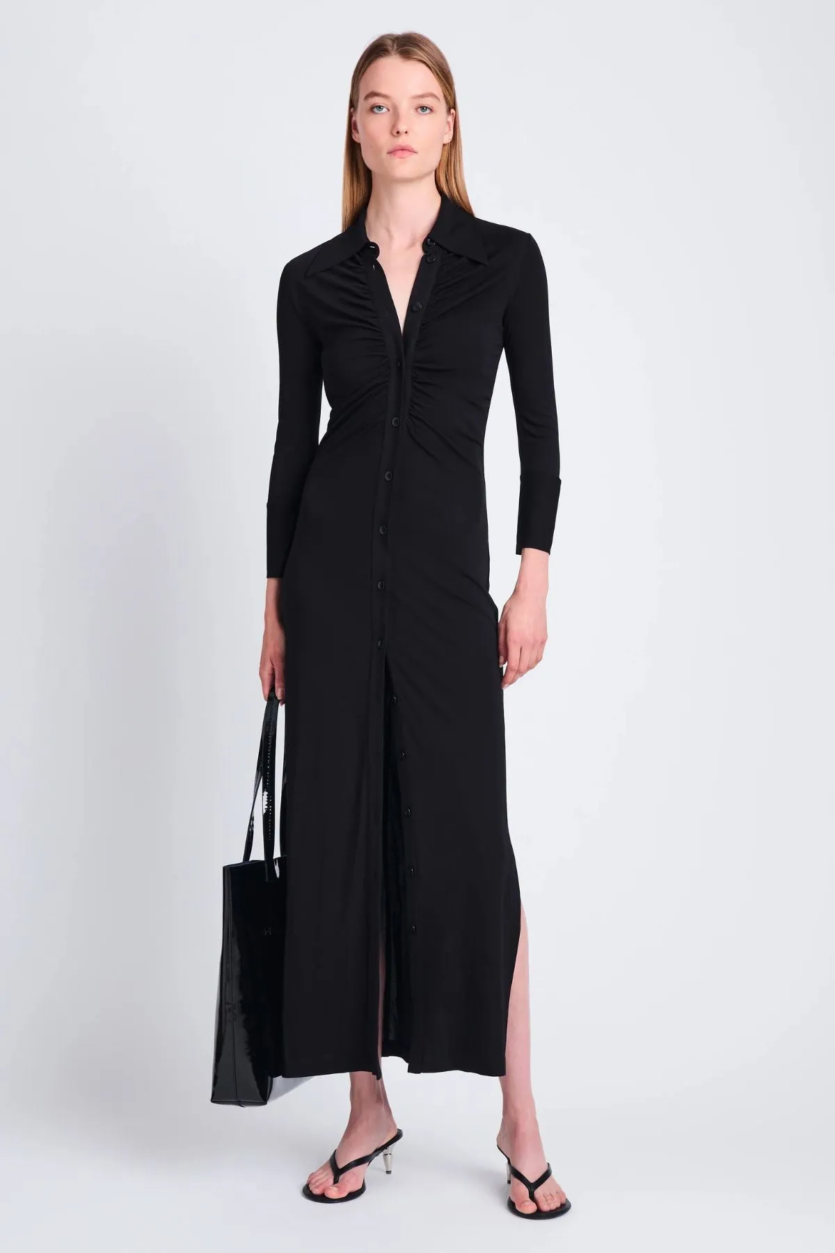 Proenza Schouler White Label Clara Dress - Black