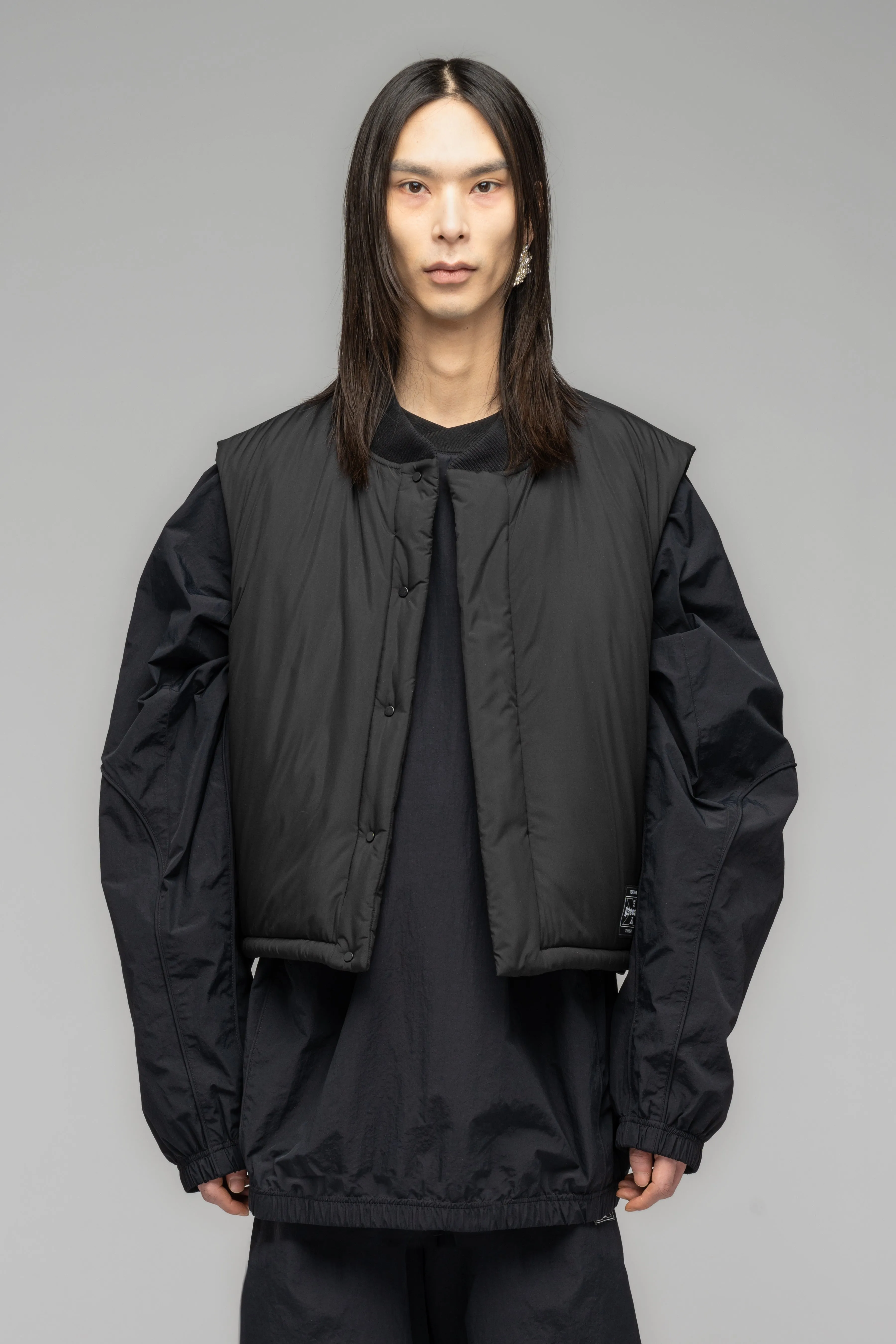 "SPIDERLEG" SYSTEM CROPPED PUFFER VEST