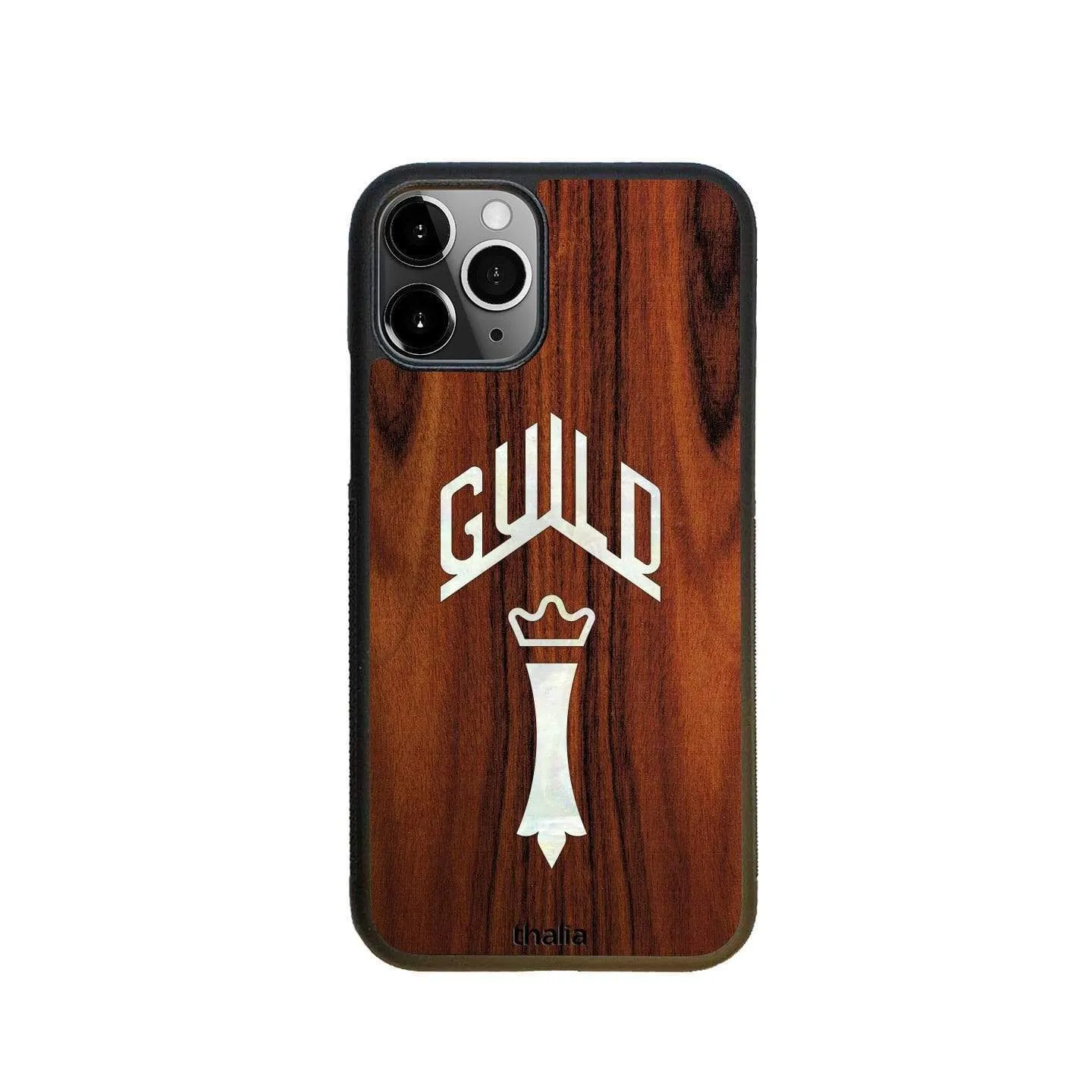 Santos Rosewood & Guild Chesterfield Pearl Logo | iPhone Case