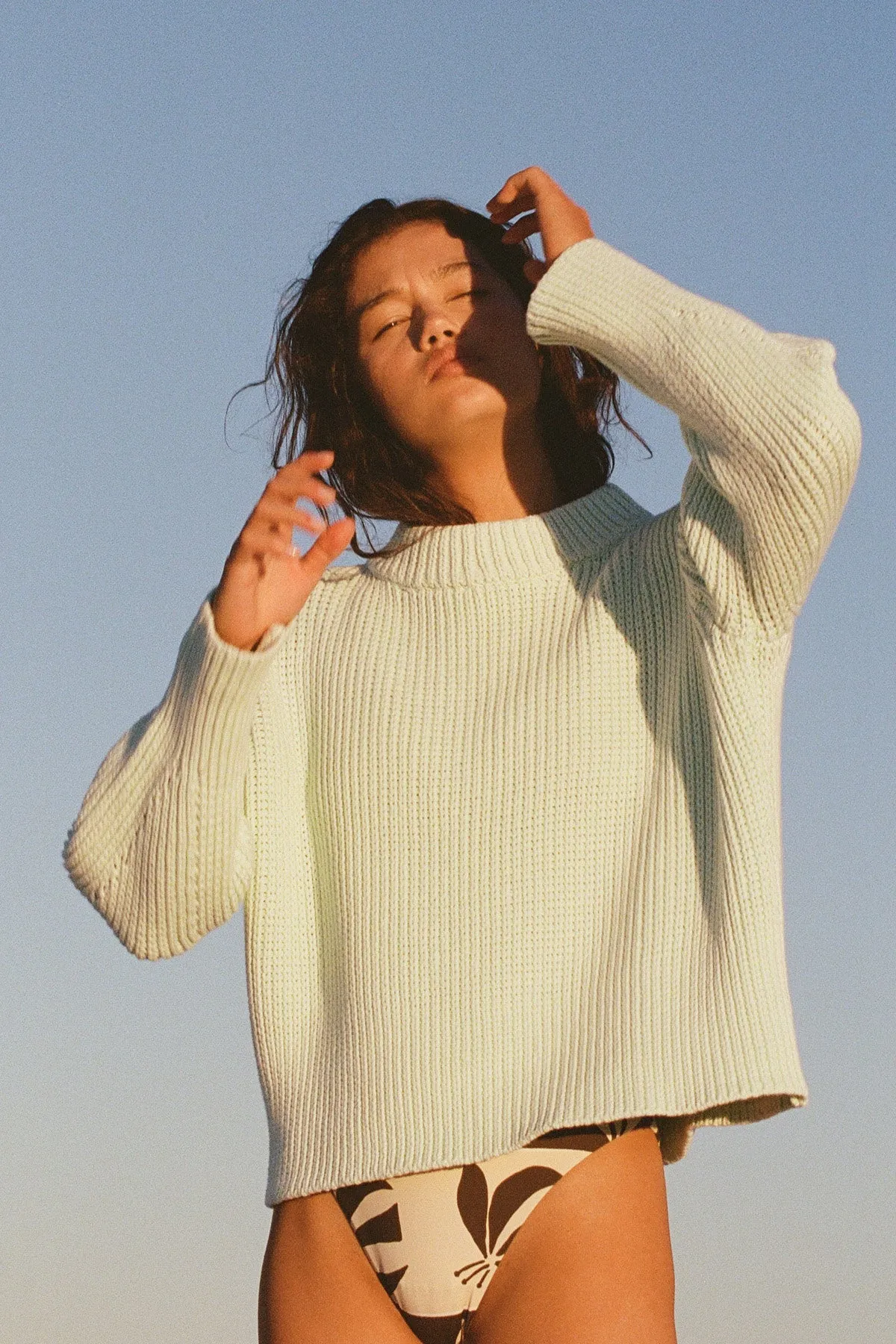 Seaglass Cocoon Knit Jumper