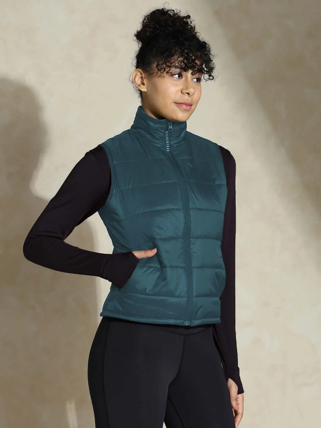 TraqWarm Puffer Vest Sleeveless Airforce