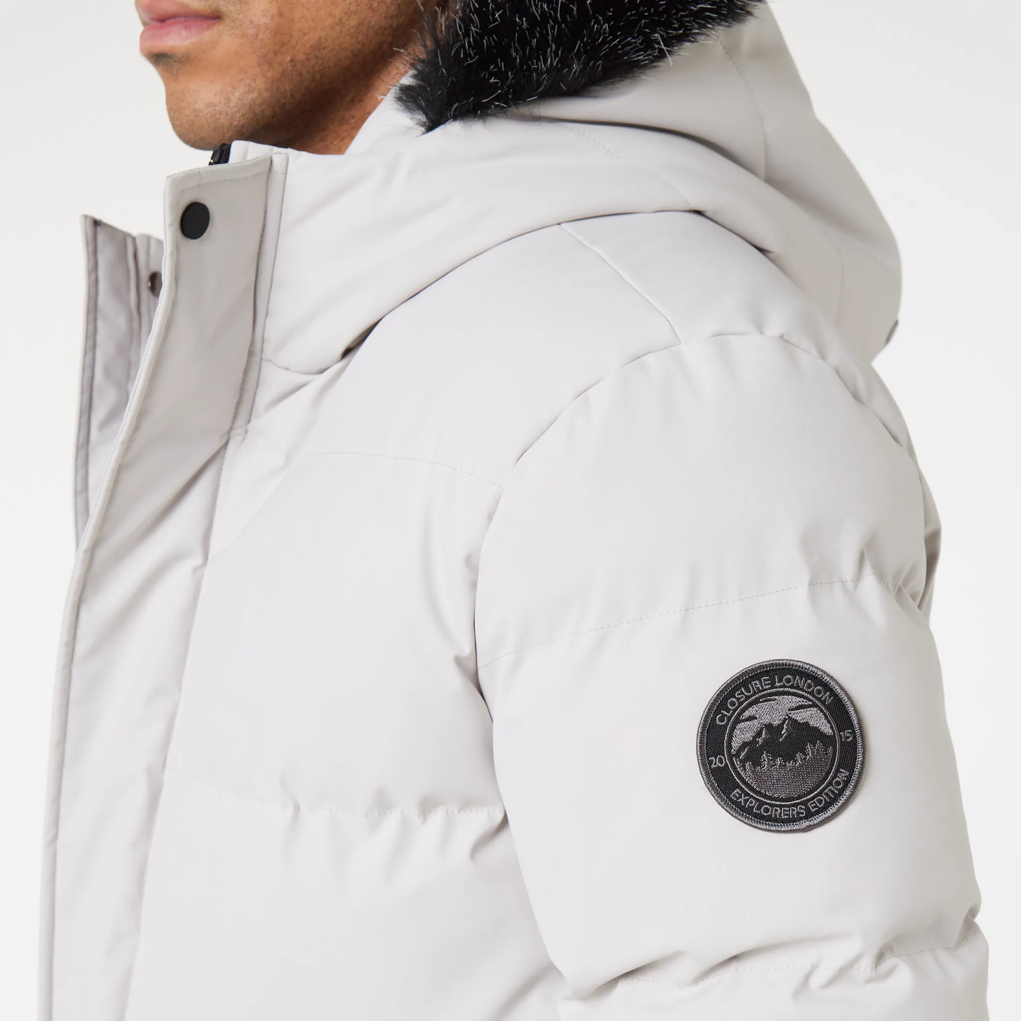 Utility Pocket Puffer Parka | Stone