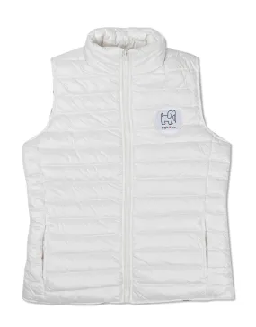 WHITE PUFFER VEST