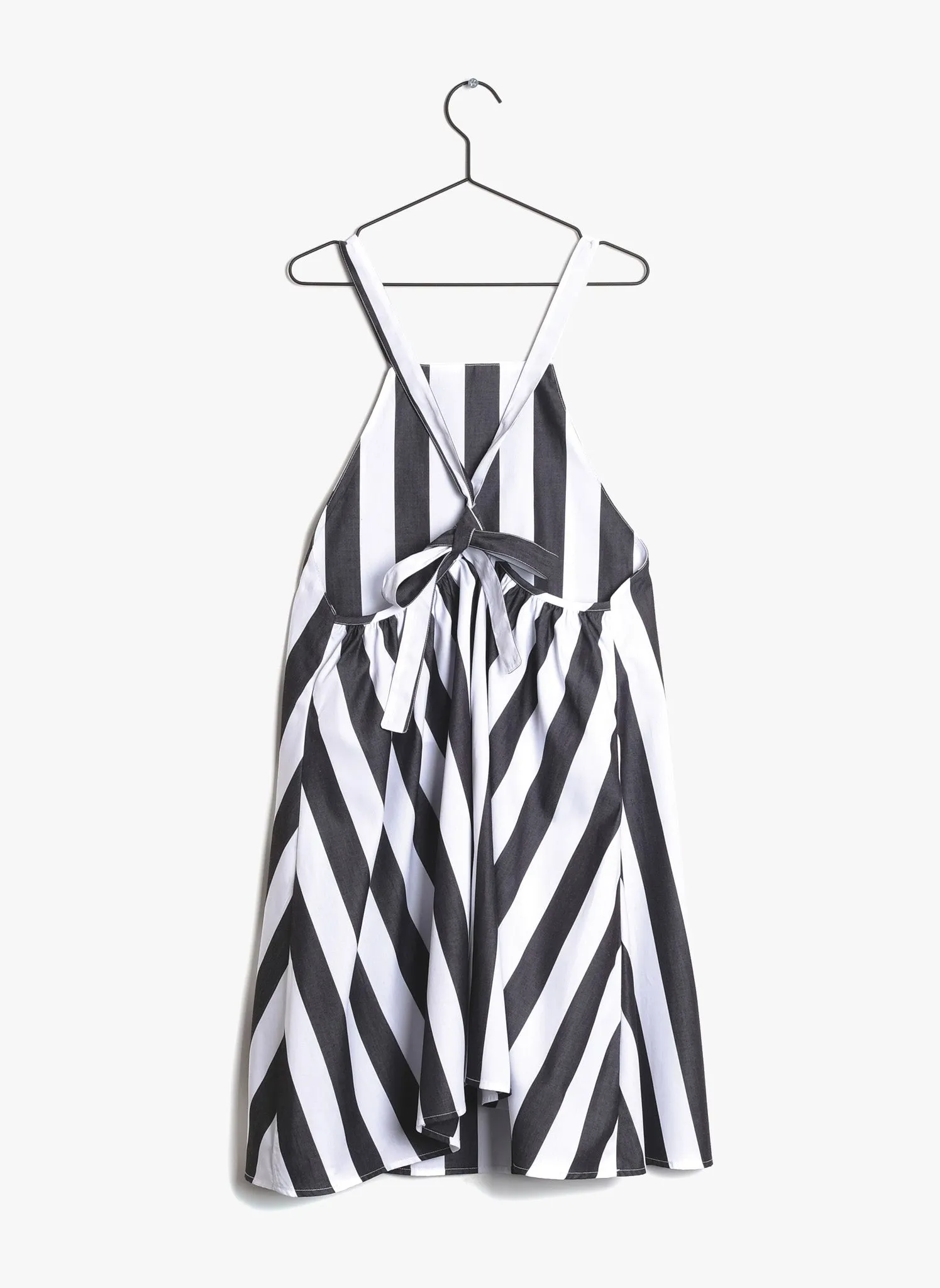 Wolf and Rita Mafalda Dress in White Stripes