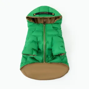 Zip-up Puffer Jacket with Hood